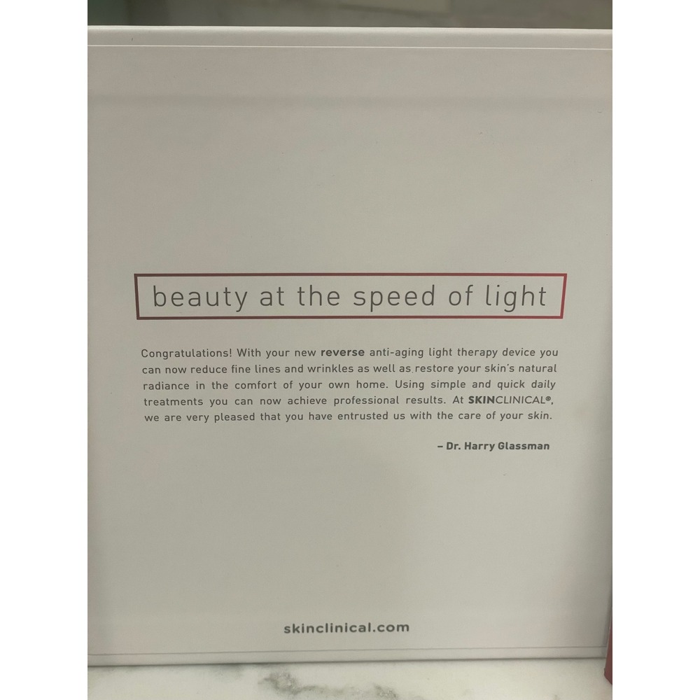 SkinClinical Reverse Anti Aging Light Therapy Device FDA Cleared - Picture 5 of 5
